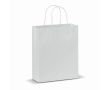 Sac moyen en papier certifié FSC fabriqué dans l'UE 90 g/m² couleur blanc