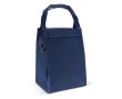 Sac isotherme pliable convertible en couverture de pique-nique couleur bleu foncé