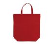 Sac en coton canvas avec poignées courtes assorties 250 g/m² couleur rouge
