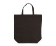 Sac en coton canvas avec poignées courtes assorties 250 g/m² couleur noir