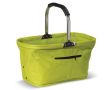 Panier de pique-nique en nylon pliable en plusieurs couleurs couleur vert