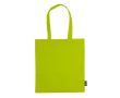 Sac en non-tissé en plusieurs couleurs avec anses longues 75 g/m² couleur vert lime