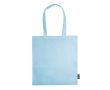Sac en non-tissé en plusieurs couleurs avec anses longues 75 g/m² couleur bleu ciel