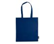 Sac en non-tissé en plusieurs couleurs avec anses longues 75 g/m² couleur bleu foncé