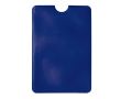 Porte-cartes flexible en plusieurs couleurs avec protection RFID couleur bleu foncé