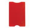Porte-cartes rigide en plusieurs couleurs avec protection RFID couleur rouge