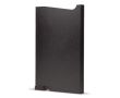 Porte-cartes en aluminium avec bouton et rangement pour 6 cartes couleur noir