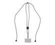 Lanière pour téléphone avec cordon ajustable en plusieurs couleurs couleur gris clair