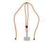 Lanière pour téléphone avec cordon ajustable en plusieurs couleurs couleur orange
