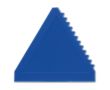Grattoir à glace en plastique de forme triangulaire couleur bleu