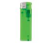 Briquet électronique rechargeable en couleurs transparentes couleur vert lime transparent