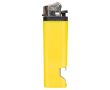Briquet jetable 2 en 1 avec un décapsuleur en bas couleur jaune