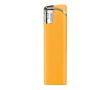 Briquet électronique rechargeable une couleur avec pointe argentée couleur jaune