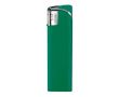 Briquet électronique rechargeable une couleur avec pointe argentée couleur vert