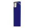 Briquet électronique rechargeable une couleur avec pointe argentée couleur bleu