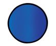 Frisbee pliable nylon disponible en plusieurs couleurs avec pochette couleur bleu