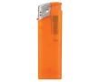 Briquet électronique rechargeable en couleurs translucides couleur orange