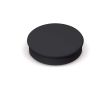 Grand aimant rond classique en plastique pour personnalisation couleur noir