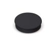 Aimant rond classique en plastique pour personnalisation couleur noir