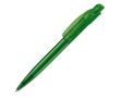Stylo en plastique transparent avec clip carré fabriqué dans l'UE couleur vert transparent