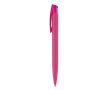Stylo en plastique de couleurs avec finition soft-touch couleur rose