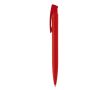 Stylo en plastique de couleurs avec finition soft-touch couleur rouge