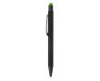 Stylo en métal avec pointeur coloré et logo gravé assorti couleur vert lime