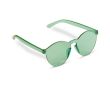 Lunettes de soleil rétro de même tonalité pastel UV400 couleur vert lime