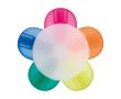Marqueur en forme de fleur avec 5 couleurs disponibles couleur blanc