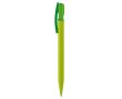 Stylo transparent en plastique avec toucher doux fabriqué en UE couleur vert lime