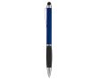 Stylo rotatif en plusieurs couleurs avec pointeur, encre bleue couleur bleu foncé