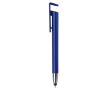 Stylo en plastique avec pointeur et support pour mobile à encre bleue couleur bleu