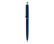 Stylo en plastique avec composants métalliques fabriqué en UE couleur bleu foncé