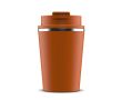 Gobelet à double paroi compatible avec les machines à café 280ml couleur orange