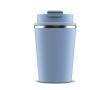 Gobelet à double paroi compatible avec les machines à café 280ml couleur bleu ciel