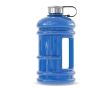 Grande bouteille en plastique avec poignée et bouchon fixe 2,2L couleur bleu clair transparent