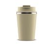 Gobelet à double paroi compatible avec les machines à café 280ml couleur beige