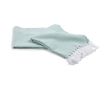 Serviette en coton recyclé type Hammam de couleur unie 150x90cm couleur vert lime