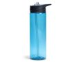 Bouteille en plastique sans BPA avec paille incluse 700ml couleur bleu ciel