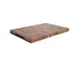 Planche à découper de forme rectangulaire en bois d'acacia couleur bois