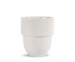 Tasse empilable au design original en plusieurs couleurs 270ml couleur blanc