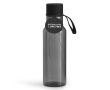 Bouteille en plastique sans BPA en couleurs transparentes 600ml couleur noir transparent
