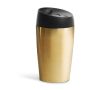 Verre à emporter anti-fuites compatible avec les machines à café 240ml couleur doré
