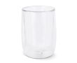 Verre à café à double paroi avec capacité de 320ml couleur transparent