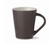 Tasse céramique couleurs à poignée triangulaire fabriquée en UE 270ml couleur gris