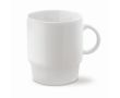 Tasse en porcelaine blanche empilable fabriquée en UE 250ml couleur blanc