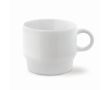 Tasse en porcelaine blanche empilable fabriquée en UE 180ml couleur blanc