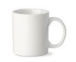 Tasse blanche en porcelaine fabriquée en UE d'une capacité de 300ml couleur blanc