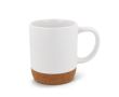 Tasse de couleurs avec détail en liège sur la base 250ml couleur blanc