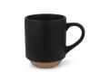 Tasse avec design élégant finlandais sur la partie inférieure 300ml couleur noir